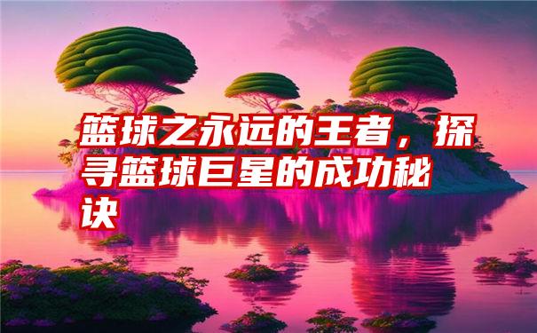 篮球之永远的王者，探寻篮球巨星的成功秘诀