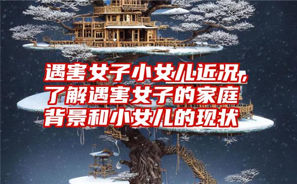 遇害女子小女儿近况,了解遇害女子的家庭背景和小女儿的现状