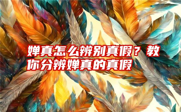 婵真怎么辨别真假？教你分辨婵真的真假