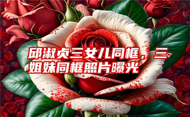 邱淑贞三女儿同框,三姐妹同框照片曝光