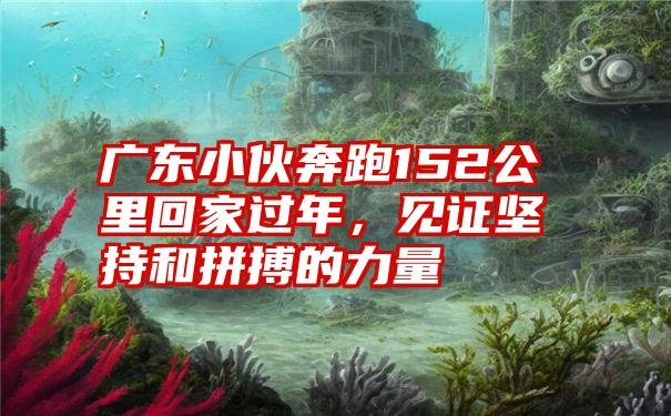 广东小伙奔跑152公里回家过年，见证坚持和拼搏的力量