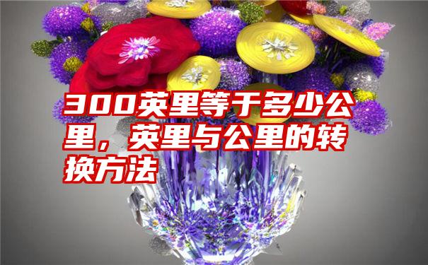 300英里等于多少公里，英里与公里的转换方法