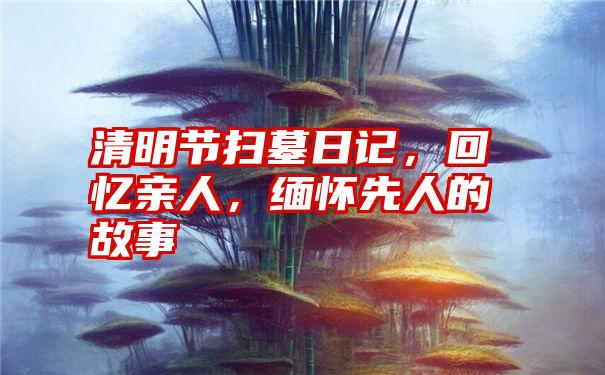 清明节扫墓日记，回忆亲人，缅怀先人的故事