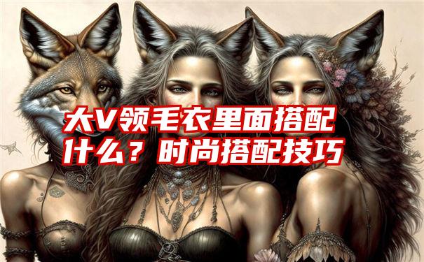 大V领毛衣里面搭配什么？时尚搭配技巧