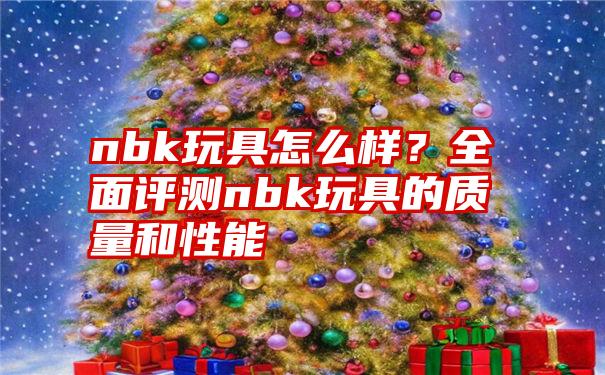 nbk玩具怎么样？全面评测nbk玩具的质量和性能