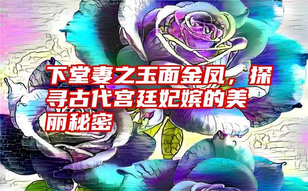 下堂妻之玉面金凤，探寻古代宫廷妃嫔的美丽秘密