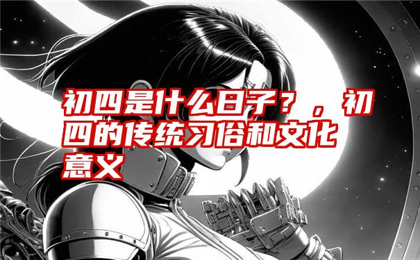 初四是什么日子？，初四的传统习俗和文化意义