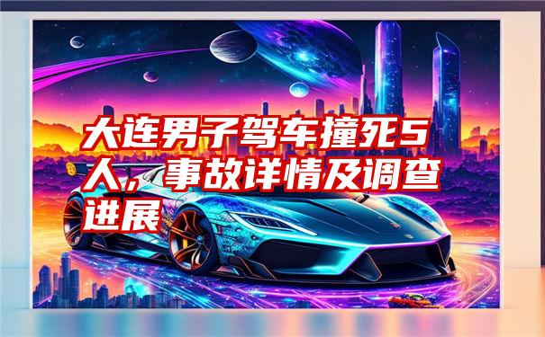 大连男子驾车撞死5人,事故详情及调查进展