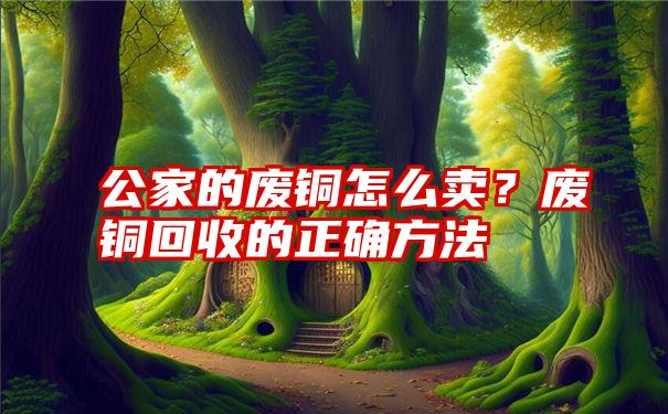 公家的废铜怎么卖？废铜回收的正确方法