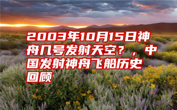 2003年10月15日神舟几号发射天空？，中国发射神舟飞船历史回顾