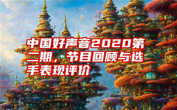 中国好声音2020第二期，节目回顾与选手表现评价