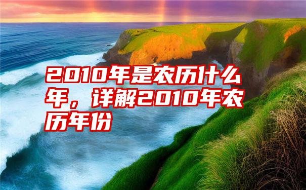 2010年是农历什么年，详解2010年农历年份