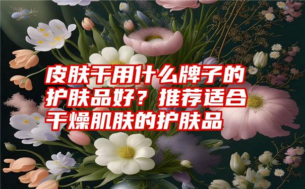 皮肤干用什么牌子的护肤品好？推荐适合干燥肌肤的护肤品