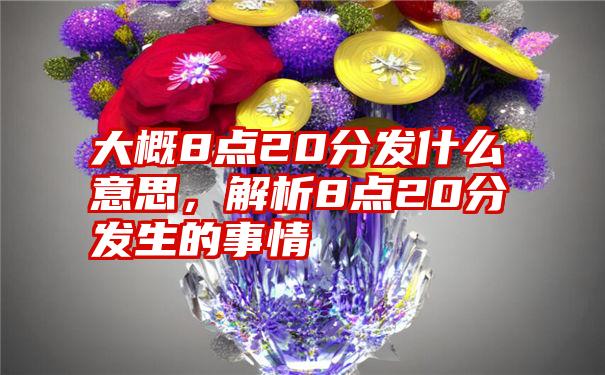 大概8点20分发什么意思，解析8点20分发生的事情