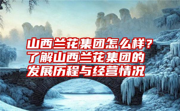 山西兰花集团怎么样？了解山西兰花集团的发展历程与经营情况