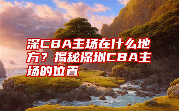 深CBA主场在什么地方？揭秘深圳CBA主场的位置