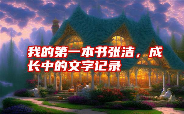 我的第一本书张洁,成长中的文字记录