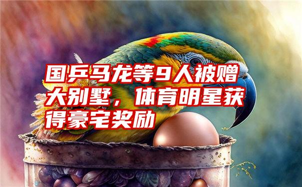 国乒马龙等9人被赠大别墅，体育明星获得豪宅奖励