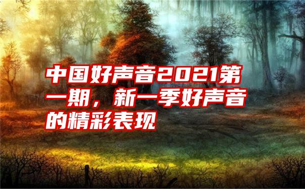 中国好声音2021第一期，新一季好声音的精彩表现