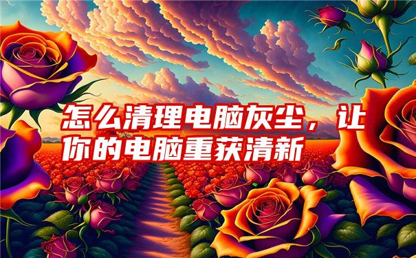 怎么清理电脑灰尘，让你的电脑重获清新