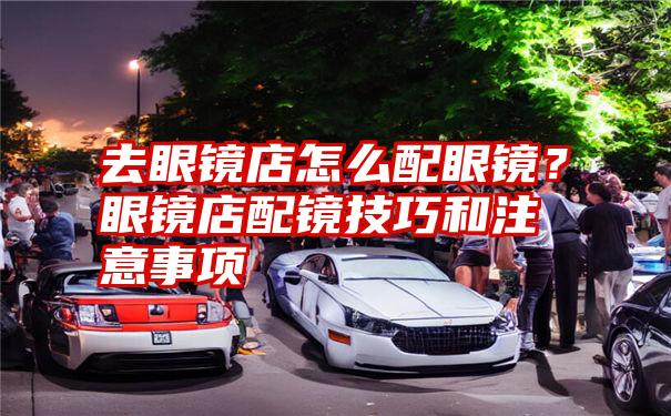 去眼镜店怎么配眼镜?眼镜店配镜技巧和注意事项