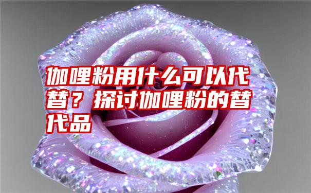 伽哩粉用什么可以代替？探讨伽哩粉的替代品