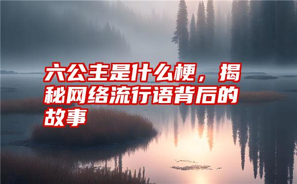 六公主是什么梗，揭秘网络流行语背后的故事