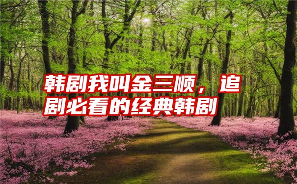 韩剧我叫金三顺，追剧必看的经典韩剧