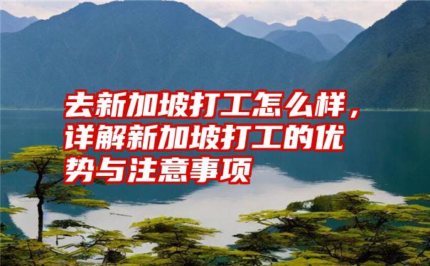 去新加坡打工怎么样，详解新加坡打工的优势与注意事项