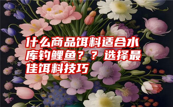 什么商品饵料适合水库钓鲤鱼？？选择最佳饵料技巧