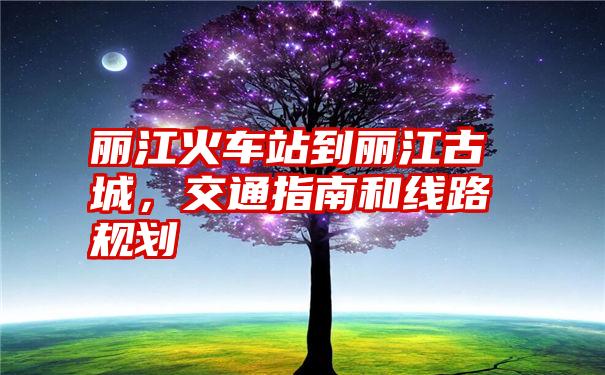 丽江火车站到丽江古城，交通指南和线路规划