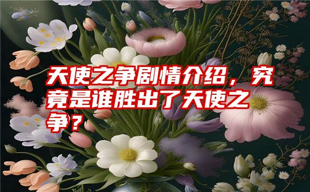 天使之争剧情介绍，究竟是谁胜出了天使之争？