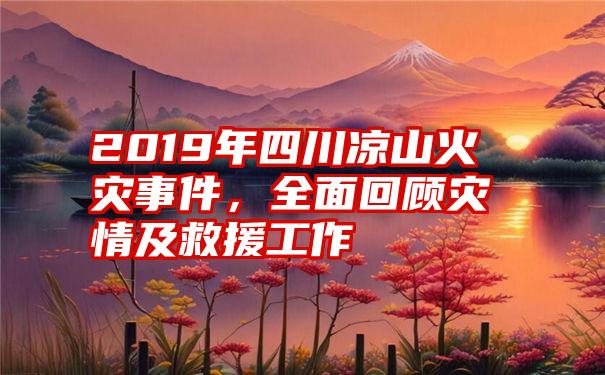 2019年四川凉山火灾事件,全面回顾灾情及救援工作