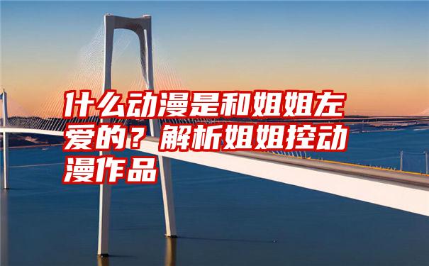 什么动漫是和姐姐左爱的？解析姐姐控动漫作品