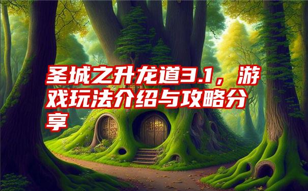 圣城之升龙道3.1，游戏玩法介绍与攻略分享