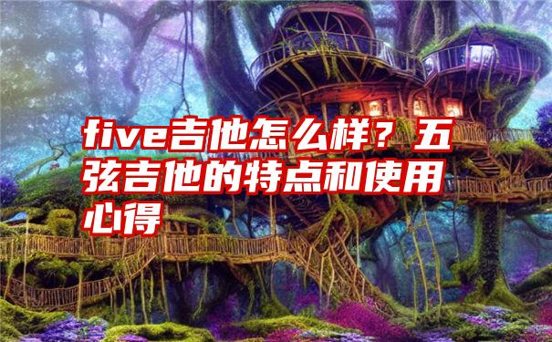 five吉他怎么样？五弦吉他的特点和使用心得