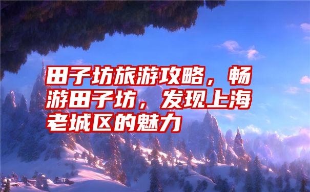 田子坊旅游攻略，畅游田子坊，发现上海老城区的魅力