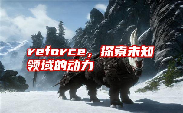 reforce，探索未知领域的动力