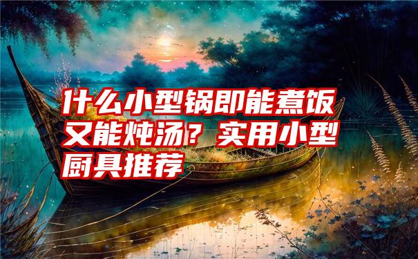 什么小型锅即能煮饭又能炖汤？实用小型厨具推荐