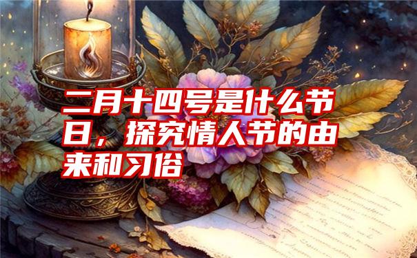 二月十四号是什么节日，探究情人节的由来和习俗