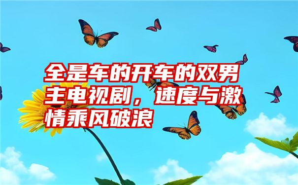 全是车的开车的双男主电视剧,速度与激情乘风破浪