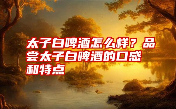 太子白啤酒怎么样？品尝太子白啤酒的口感和特点