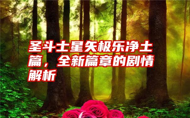 圣斗士星矢极乐净土篇，全新篇章的剧情解析