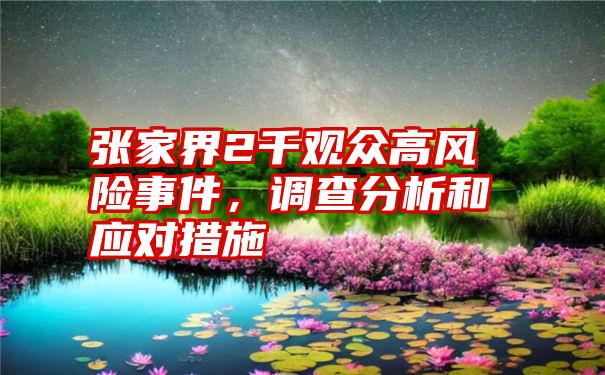 张家界2千观众高风险事件，调查分析和应对措施