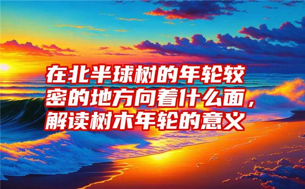 在北半球树的年轮较密的地方向着什么面，解读树木年轮的意义