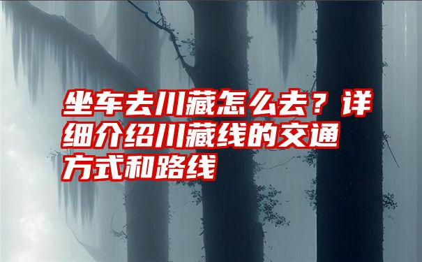 坐车去川藏怎么去？详细介绍川藏线的交通方式和路线