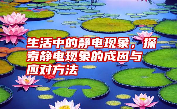 生活中的静电现象，探索静电现象的成因与应对方法