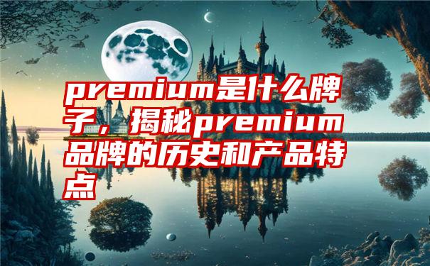 premium是什么牌子，揭秘premium品牌的历史和产品特点