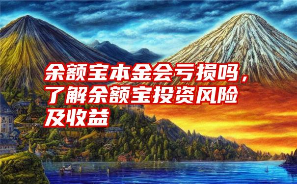 余额宝本金会亏损吗，了解余额宝投资风险及收益