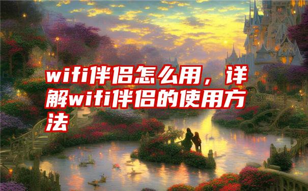 wifi伴侣怎么用，详解wifi伴侣的使用方法